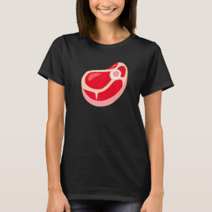 Steak Kött Costume i Kött T Shirt