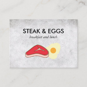 Steak och Eggs Visitkort
