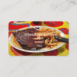 Steak och Fries Visitkort