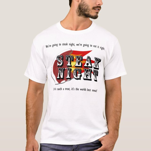 Steaknatt Tee Shirt (Framsida)