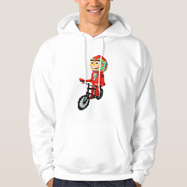 Steal a Brainrot Secret Rare Chicleteira Biciclete Hoodie (Framsida)