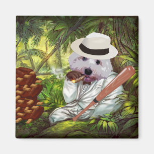 Steal inte mina revben! Funny Maltese Hund Magnet