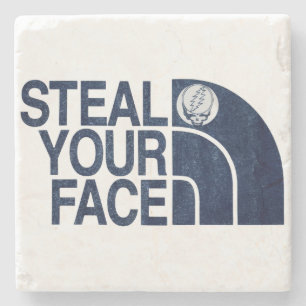 Steal Your Face Stone Coaster Stenunderlägg