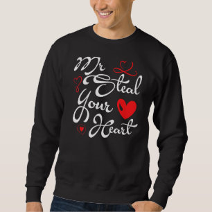 Steal Your Heart V Day 2022 Boys Kids Småbarn Lång Ärmad Tröja
