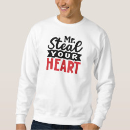 Steal Your Heart Valentines day Manar Lång Ärmad Tröja
