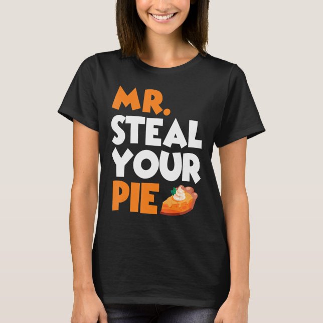 Steal Your Paj Thanksgiving Pumpkin Paj 4 T Shirt (Framsida)