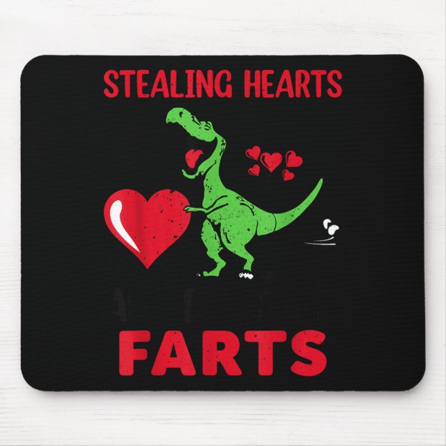 Stealing Hearts And Blasting Farts T Rex Cute Todd Musmatta (Framsidan)