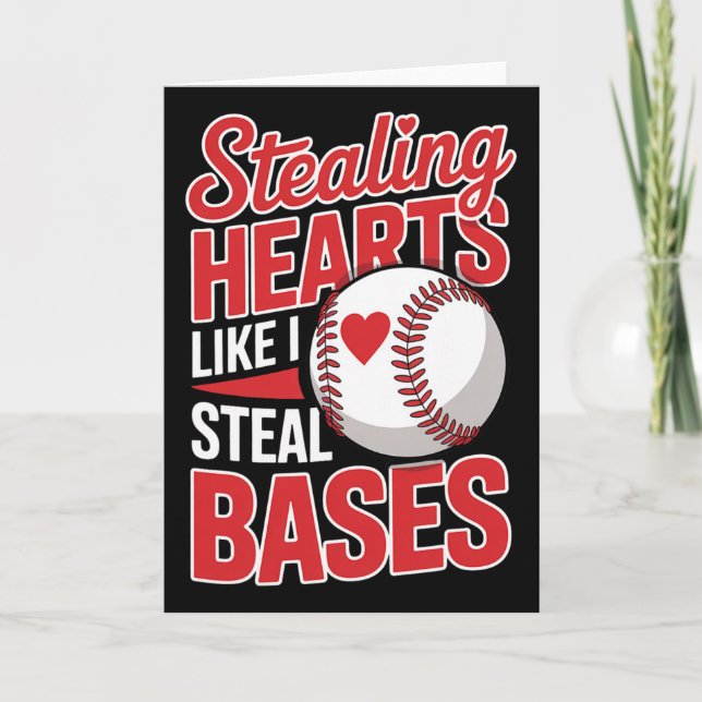 Stealing Hearts Like I Steal Ses Cute Funny Sell B Kort (Framsida)