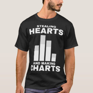 Stealing Hearts Statistics Shirt - Funny Data Anal T Shirt