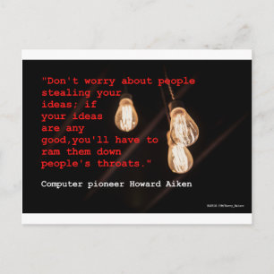 Stealing Ideas Vykort