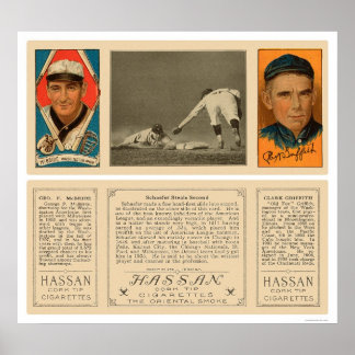 Stealing Second Senators Basel 1912 Poster