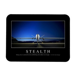 Stealth: Inspirera citationstecken Magnet