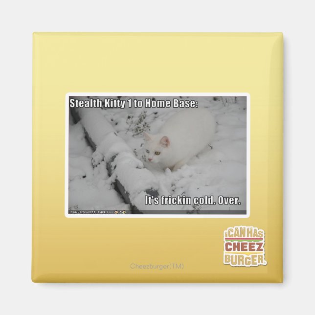 Stealth Kattunge 1 Magnet (Framsidan)