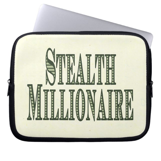 Stealth Millionaire Laptop Sleeve (Framsidan)