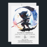 Stealthy Ninja Sword Kids' Birthday Inbjudningar<br><div class="desc">Ta fram en firande av skicklighet och själ med vår Stealthy Ninja Sword Kids' Birthday Bjud. Det här är inte bara ett inbjudan. Det är ett svärd som markerar väg på en födelsedag fylld med ninja-inspirerat äventyr. Med det redigerbara och utskrivbara kortet kan du anpassa det och göra varje inbjudan...</div>