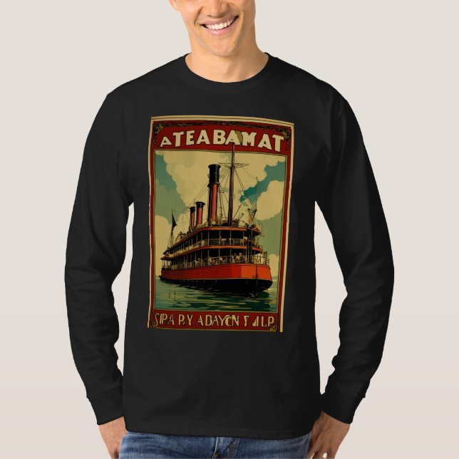 STEAM BOAT T-SHIRT (Framsida)