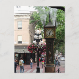 Steam Clock Gastown/Hälsning from BC, Kanada Vykort