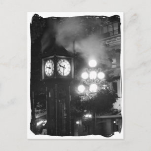 Steam Clock, Gastown Vykort