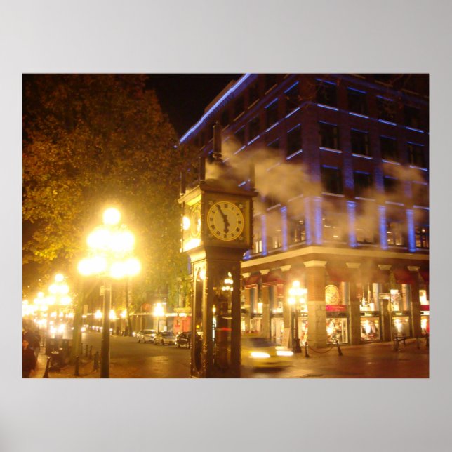 Steam Clock, Vancouver Poster (Framsidan)