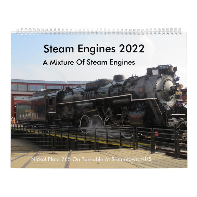 Steam Engines 2022 Calendar Kalender (Omslag)