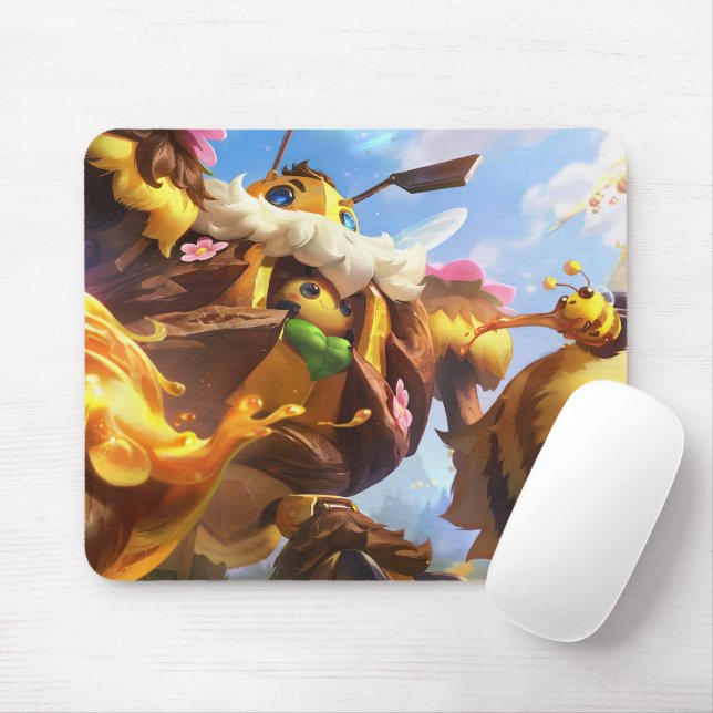 Steam Golem Gaming Mousepad | Anpassadets knappsat Musmatta (Med mus)