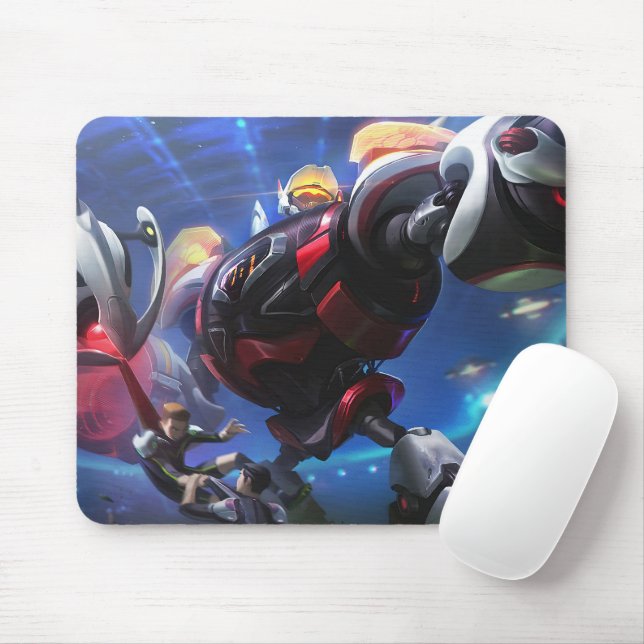 Steam Golem Gaming Mousepad | Anpassadets knappsat Musmatta (Med mus)