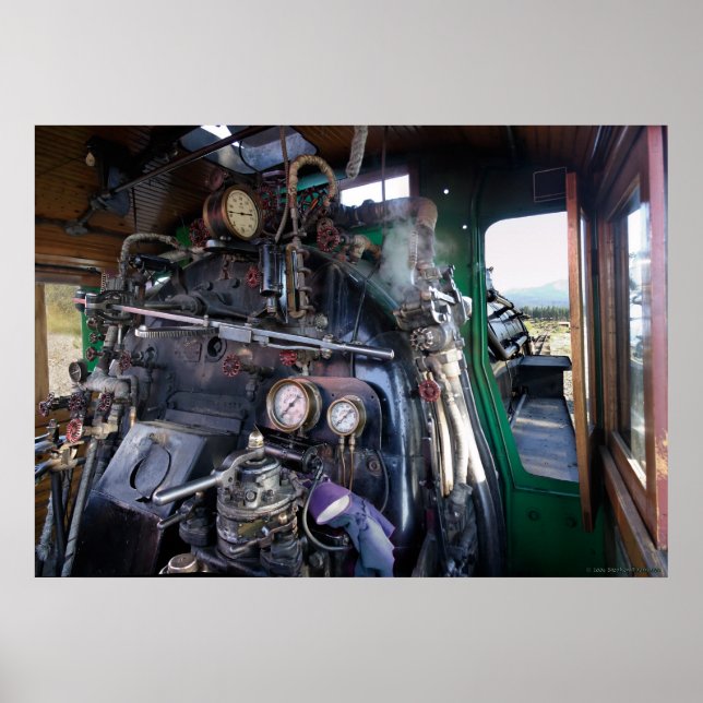Steam Locomotive Cab, SVRy #19 Poster (Framsidan)