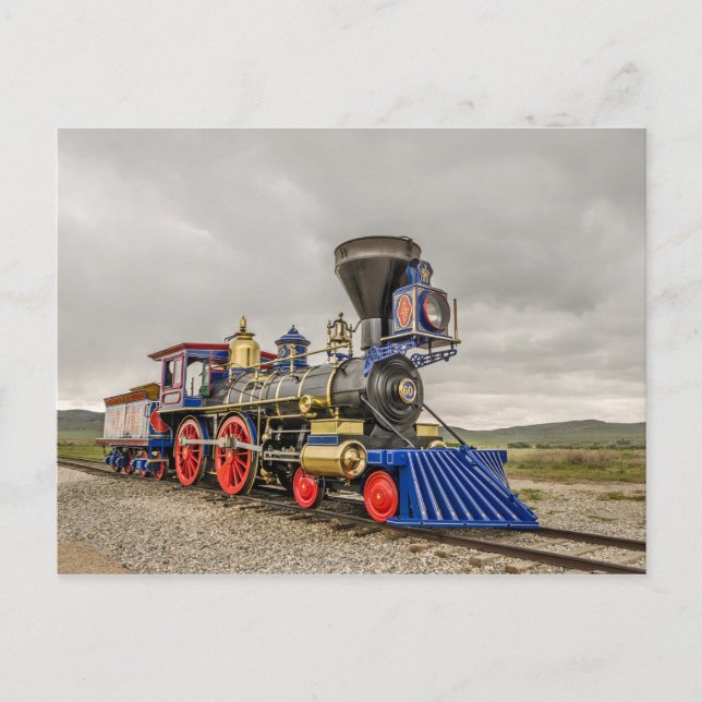 Steam Locomotive Jupiter Vykort (Framsida)