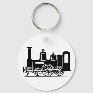 Steam Locomotive Keychain Nyckelring