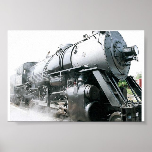Steam Locomotive Poster (Framsidan)