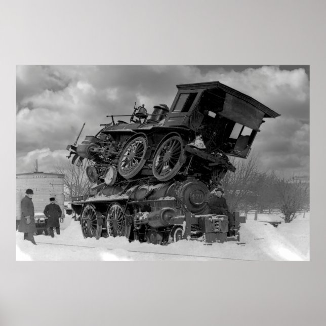 Steam Locomotive Sandwich 1885 Poster (Framsidan)