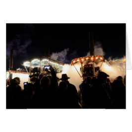 STEAM-MOTORER VID UNDERBAR DORSET STEAM FAIR HÄLSNINGSKORT