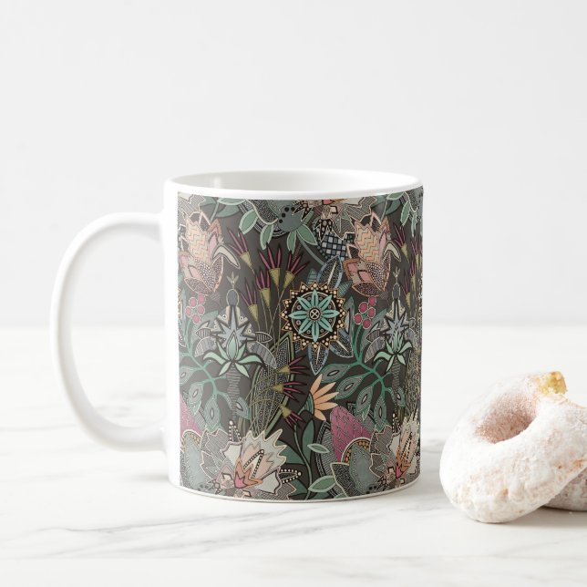 steam punk chintz kakao kaffemugg (Med munk)