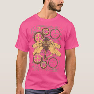 Steam Punk Dragonfly Mechanical Victorian Steampun T Shirt