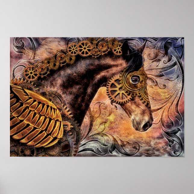 Steam Punk Horse Poster (Framsidan)