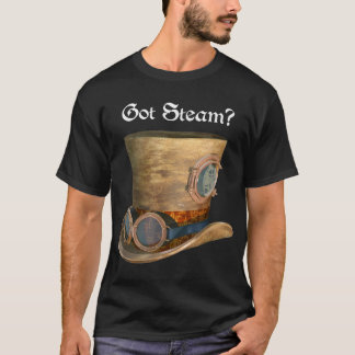 Steam Punk Top hat Goggles Cosplay Sci Fi Steampun T Shirt