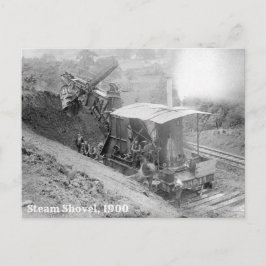 Steam Shovel, 1900 Vykort