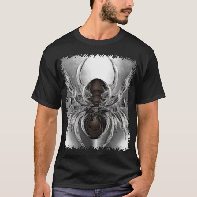 Steam Spider Steampunk Tee Shirt (Framsida)