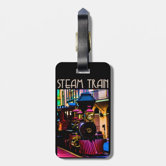 Steam Tåg Bagagebricka (Baksidan Lodrät)