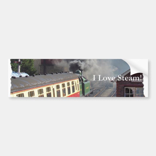 STEAM TÅG BILDEKAL (Framsidan)