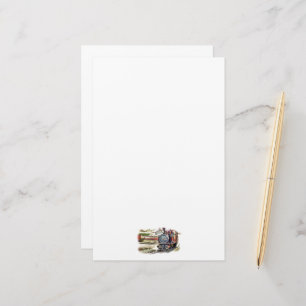 STEAM TÅG BREVPAPPER