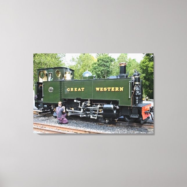 STEAM TÅG CANVASTRYCK (Framsida)
