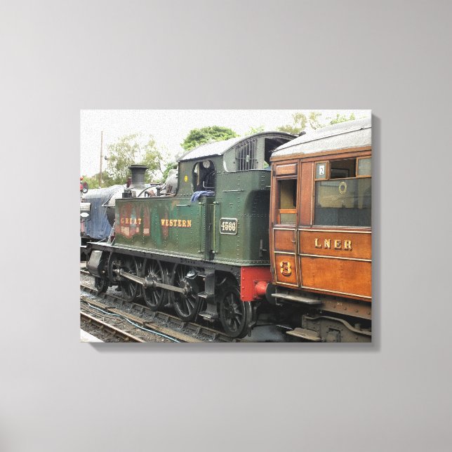 STEAM TÅG CANVASTRYCK (Framsida)