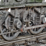 STEAM TÅG CANVASTRYCK<br><div class="desc">Ett konstverk av ånga tåg hjul.</div>
