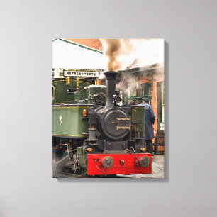 STEAM TÅG CANVASTRYCK
