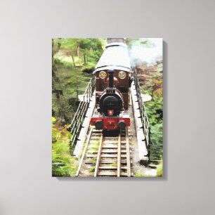 STEAM TÅG CANVASTRYCK