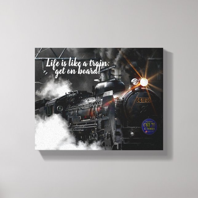 Steam Tåg Canvastryck (Framsida)