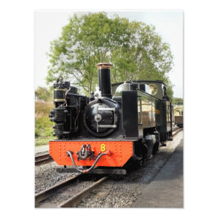 STEAM TÅG FOTOTRYCK