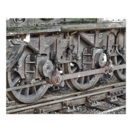 STEAM TÅG FOTOTRYCK