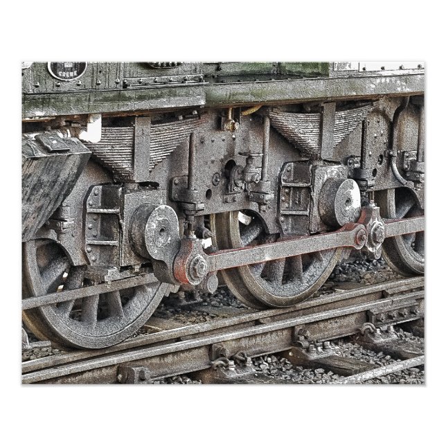 STEAM TÅG FOTOTRYCK (Framsidan)